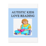 autistic kids kove reading post cards