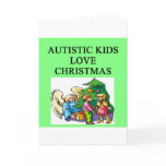 Autistic kids love Christmas Greeting Card