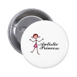 Autistic Princess (Girl) Pin