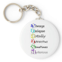 Autistic Traits Key Chains