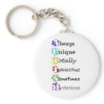 Autistic Traits keychains