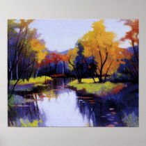 autmn lake print