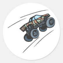 auto and boat round stickers
