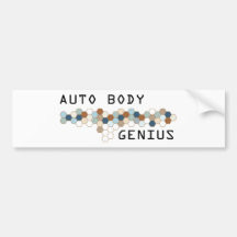 Auto Body Genius Bumper Sticker