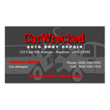 Auto Body Repair Business Card