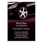 Auto Body Shop Chubby Business Card