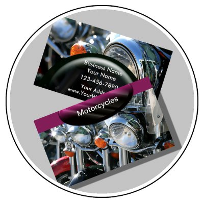 Auto Business Cards Motorcycles by Luckyturtle