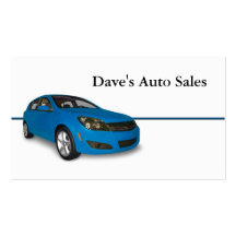 Auto Dealer Business Card