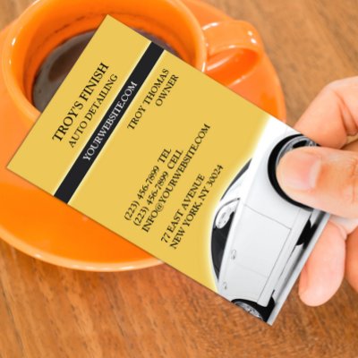 Auto Detailing / Cars Business Card by all_items
