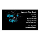 Auto Glass Repair Business Cards
