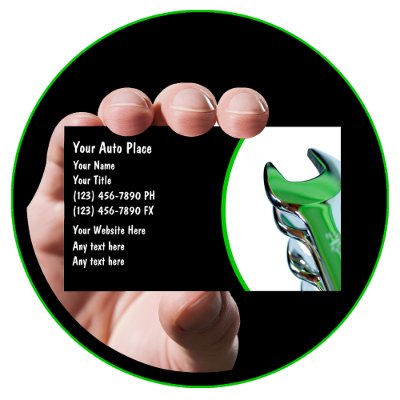 Auto Mechanic Business Cards by Luckyturtle