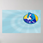 Auto Mechanic Car Repair Retro Print