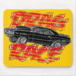 Auto racing mouse pads