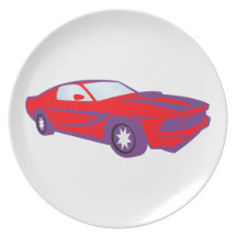 Auto Sportwagen sports car roadster Flacher Teller
