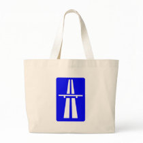 Autobahn Sign Canvas Bag