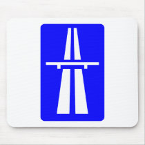 Autobahn Sign Mousepads