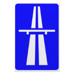 Autobahn Sign stationery