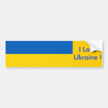 Autocollant avec le drapeau de l'Ukraine Adhésif Pour Voiture