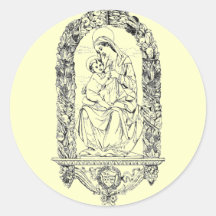 Autocollant chrétien de symboles