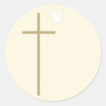 Autocollant croisé religieux chrétien