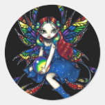 Autocollant "d'arc-en-ciel de minuit"