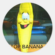 AUTOCOLLANT DE BANANE SUPÉRIEURE