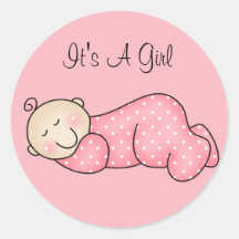Autocollant de bébé de sommeil