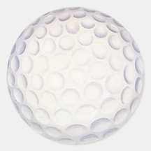 Autocollant de boule de golf