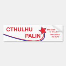 Autocollant de campagne de Cthulhu/Palin Autocollants Pour Voiture