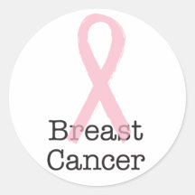 Autocollant de cancer du sein de battement
