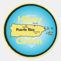 Autocollant de Clinton Porto Rico
