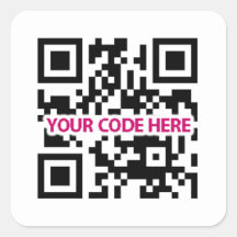 Autocollant de code de QR