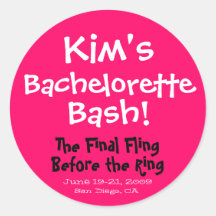Autocollant de coup de Bachelorette