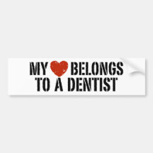 Autocollant de dentiste autocollants pour voiture