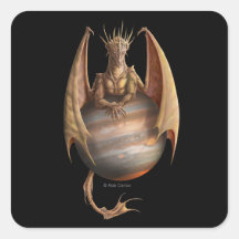 Autocollant de dragon de Jupiter