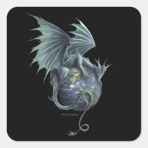 Autocollant de dragon de la terre