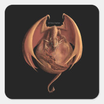 Autocollant de dragon de Mars