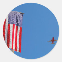 Autocollant de drapeau américain
