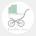 Autocollant de faveur de baby shower