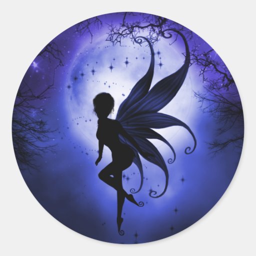 Autocollant de fée d'indigo