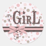 Autocollant de fille