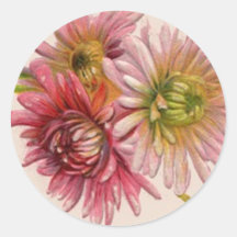 Autocollant de fleurs