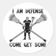Autocollant de GetSome de la défense de lacrosse