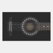 Autocollant de guitare acoustique