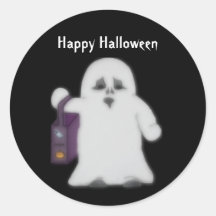 Autocollant de Halloween de fantôme de Lil