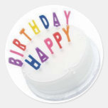 Autocollant de joyeux anniversaire GRAND