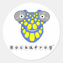 Autocollant de logo de Rockafrog
