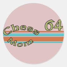 Autocollant de maman d'échecs