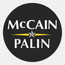Autocollant de Mccain Palin