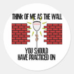 Autocollant de mur de gardien de but de lacrosse